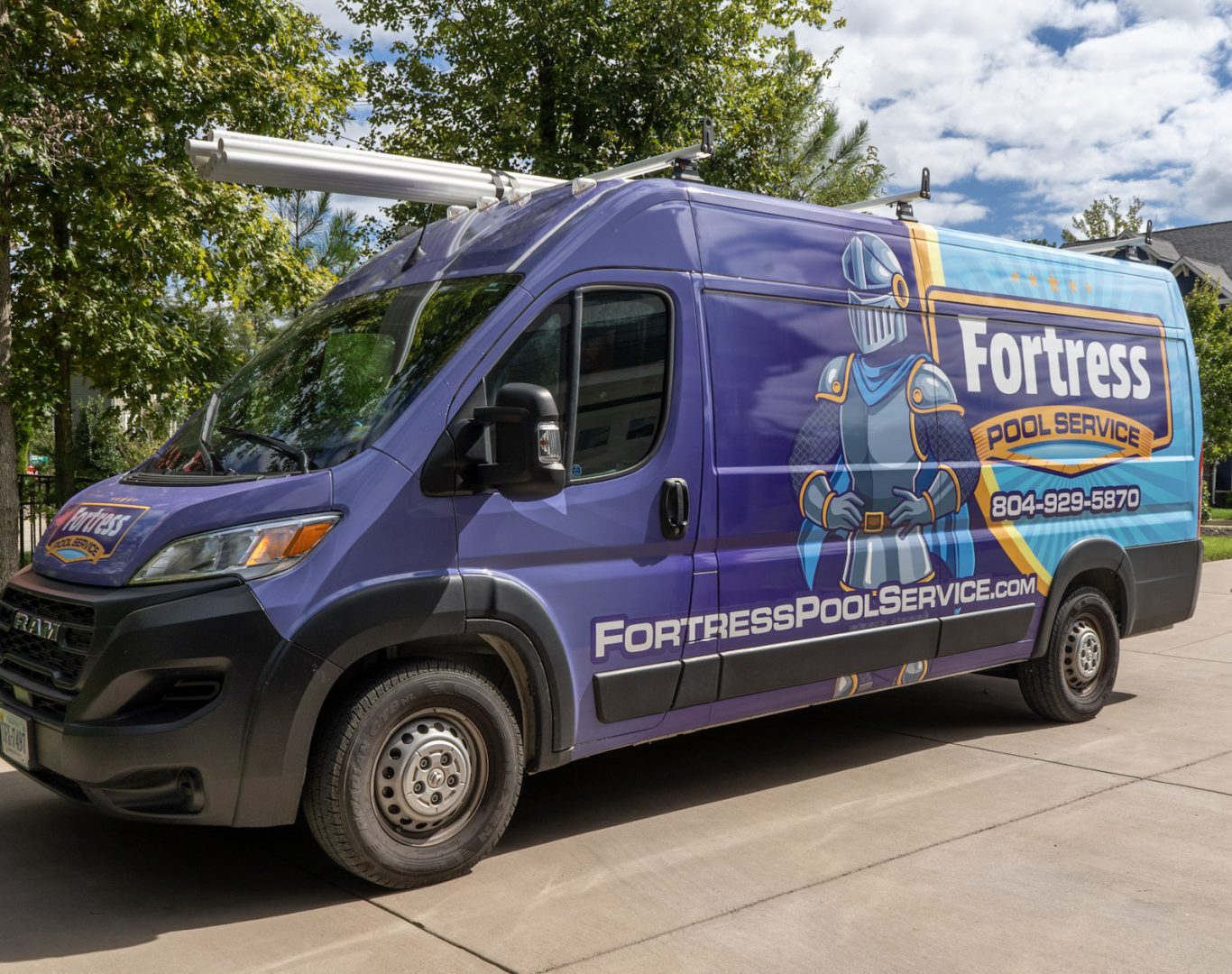 Reliable pool cleaning services near me in Richmond, VA, by Fortress Pool Service.